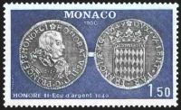  Numismatique avres et revers d'un écu d'argent de 1649 Honoré II 