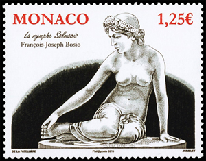 timbre de Monaco N° 2973 légende : Le nu dans l'art