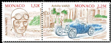 timbre de Monaco x légende : Achille Vazi