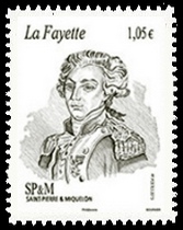  Voyage inaugural de la frégate « L'Hermione », Portrait de La Fayette  