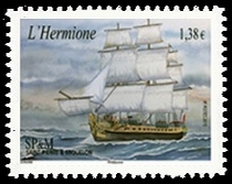  Voyage inaugural de la frégate « L'Hermione »  