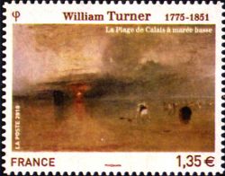  William Turner (1775-1851) <br>La plage de Calais à marée basse