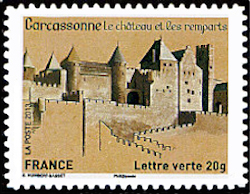  Patrimoine de France <br>Carcassonne le château et les remparts