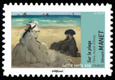  Edouard Manet <br>Sur la plage