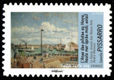  Camille Pissarro <br>L'Anse des pilotes au Havre, haute mer après-midi
