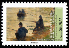  Georges Seurat <br>Les pêcheurs à la ligne