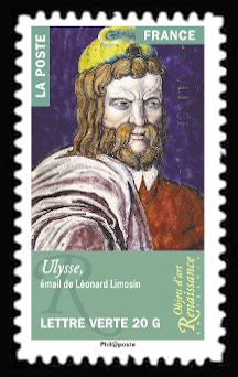  Objets d'art Renaissance en France <br>Ulysse, émail de Léonard Limosin