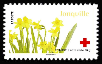  150ème anniversaire de la Croix-Rouge «L'amour en 10 fleurs» <br>Jonquille
