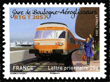  La grande épopée du voyage en train <br>Gare de Boulogne-Aéroglisseurs - RTGT 2057