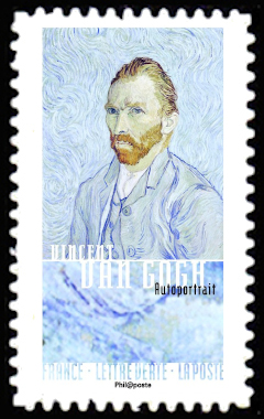  Visages impressionnistes <br>Autoportrait de Vincent Van Gogh