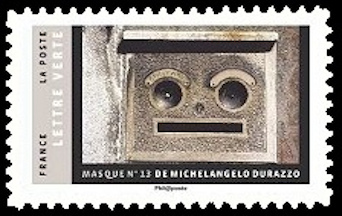  Carnet intitulé « Masque » <br>Photo de Michelangelo Durazzo<br>Masque N° 13