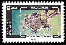  photos de Thomas Pesquet prises de la station Spatiale Internationale pendant la mission Proxima. <br>Ile de Noirmoutier en France photo du16 Février 2017