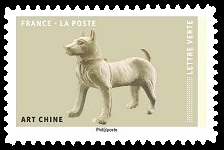  Oeuvres d'Art en volume représentant des chiens <br>Art Chine