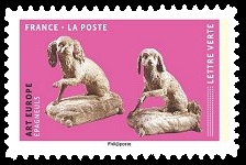  Oeuvres d'Art en volume représentant des chiens <br>Europe Epagneuls