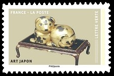 Oeuvres d'Art en volume représentant des chiens <br>Art Japon