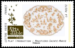  Les Arts de la table en France <br>Plat<br> production : Moustiers-Sainte-Marie