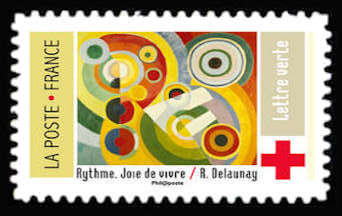  Croix-Rouge française <br>Rythme, Joie de vivre, œuvre de l’artiste Robert Delaunay