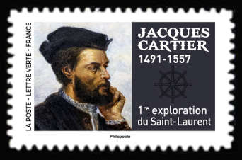  Les grands voyageurs <br>Jacques Cartier 1491-1557<br> 1er exploration du Saint-Laurent