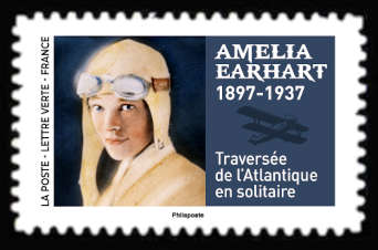  Les grands voyageurs <br>Amelia Earhart 1877-1937<br>Traversée de l'Atlantique en solitaire