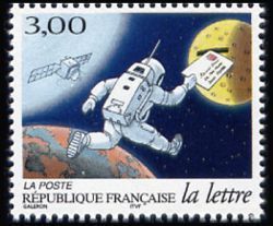  Les journées de la lettre <br>Cosmonaute avec une lettre