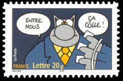  Sourires avec le chat du dessinateur Philippe Geluck <br>Entre nous ça colle