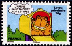  Carnet «Sourires avec Garfield» <br>J'arrive dans ta boite aux lettres