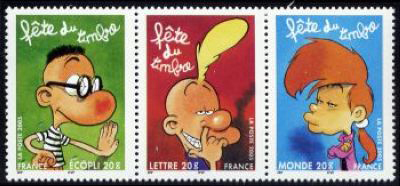  Fete du timbre Titeuf personnage du dessinateur de bande dessinée Zep 