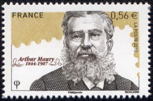  Bourse aux timbres  150éme anniversaire <br>Arthur Maury