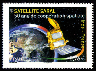  Emission commune France-Inde, 50 ans de coopération spaciale Satellite Saral <br>50 ans de coopération spaciale<br>Satellite Saral