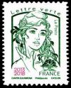 timbre N° 5235, Marianne de la Jeunesse surchargée 2013-2018
