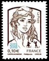 timbre N° 5234, Marianne de la Jeunesse surchargée 2013-2018