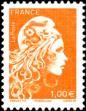 timbre N° 5254, Marianne l'engagée