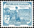 timbre N° 5229, Orphelins de la guerre - Femme labourant  (reproduction des timbres de 1917-18)