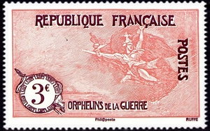  La Marseillaise à Paris  (reproduction des timbres de 1917-18) 