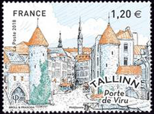  Capitales européennes : Tallinn <br>Porte de Viru