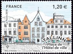  Capitales européennes : Tallinn <br>Place de l'Hotel de ville