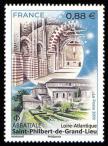 timbre N° 5334, Abbatiale Saint Philbert-de-Grand-Lieu