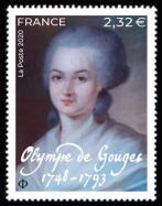 timbre N° 5408, Olympe de Gouges 1748 - 1793