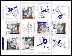 timbre N° F5406, Boris Vian 100 ANS 1920 - 2020