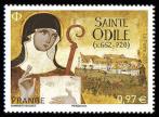 timbre N° 5410, Sainte Odile v.662-720