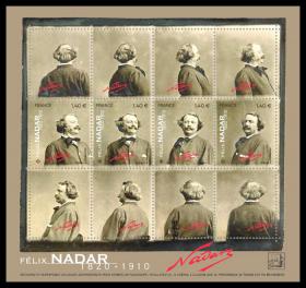 timbre N° F5392, Félix Nadar 1820 - 1910