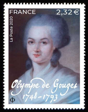  Olympe de Gouges 1748 - 1793 <br>Portrait attribué à Alexandre Kucharski (1741-1819)