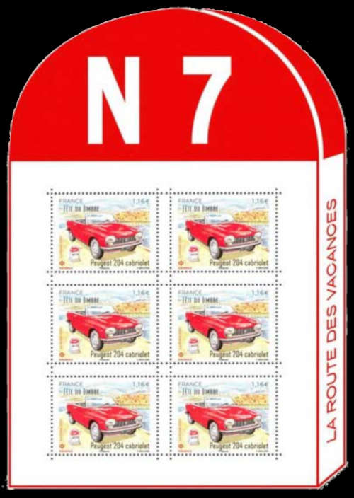  Fête du timbre 2020 <br>Nationale 7