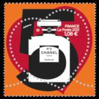 timbre N° 5464, Cœur Chanel