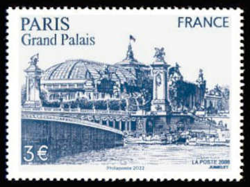  2022 - Philex Paris <br>Palais de Chaillot <br> timbre N° 819 de 1947
