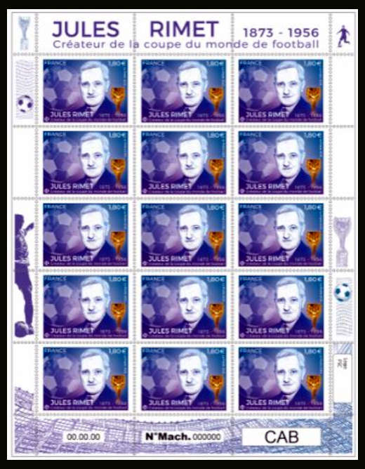  Jules Rimet 1873-1956 <br>Créateur de la coupe du monde de football