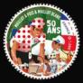 50 ans - maillot à pois & maillot blanc