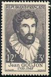timbre N° 1067, Jean Goujon (1510-1567) sculpteur