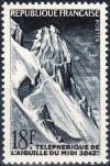 timbre N° 1079, Téléphérique de l'aiguille du Midi
