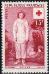 timbre N° 1090, Watteau «Le Gilles» - Croix rouge